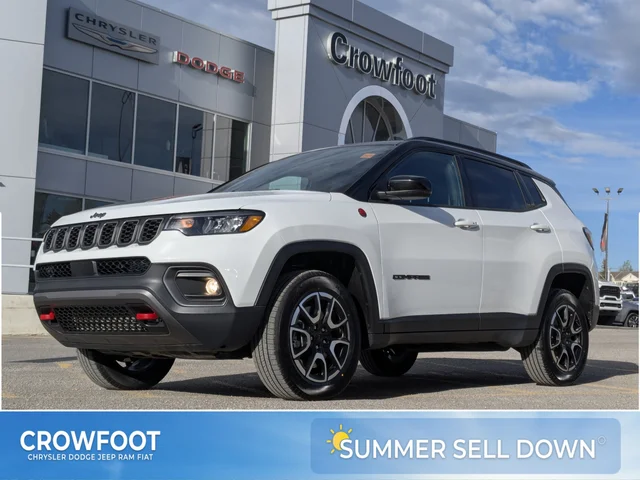 2024 Jeep Compass Trailhawk - Sun & Sound Group - Dual Pane Sunroof - Leather - NAV & More