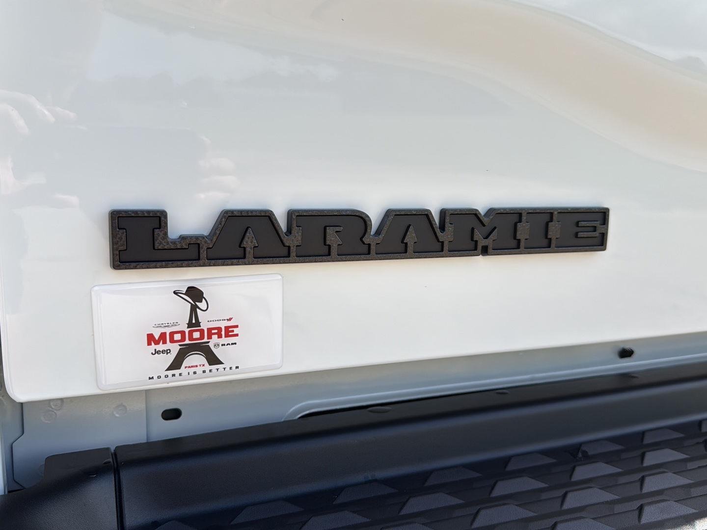 New 2026 Bright White Clear-Coat Exterior Paint RAM Laramie image 46
