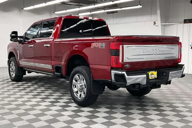 Used 2025 Ruby Red Metallic Tinted Clearcoat Ford King Ranch image 2