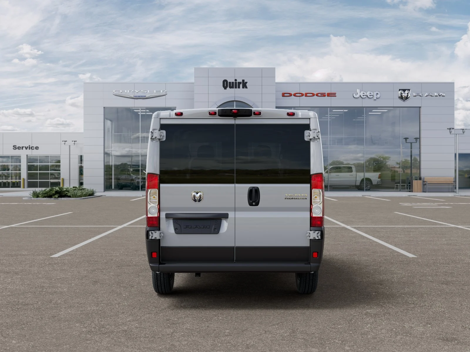 New 2026 Bright White Clear-Coat Exterior Paint RAM Tradesman 1500 Low Roof 118 WB w/Pass Seat image 33