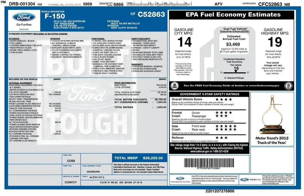 Used 2012 Silver Ford XLT image 2