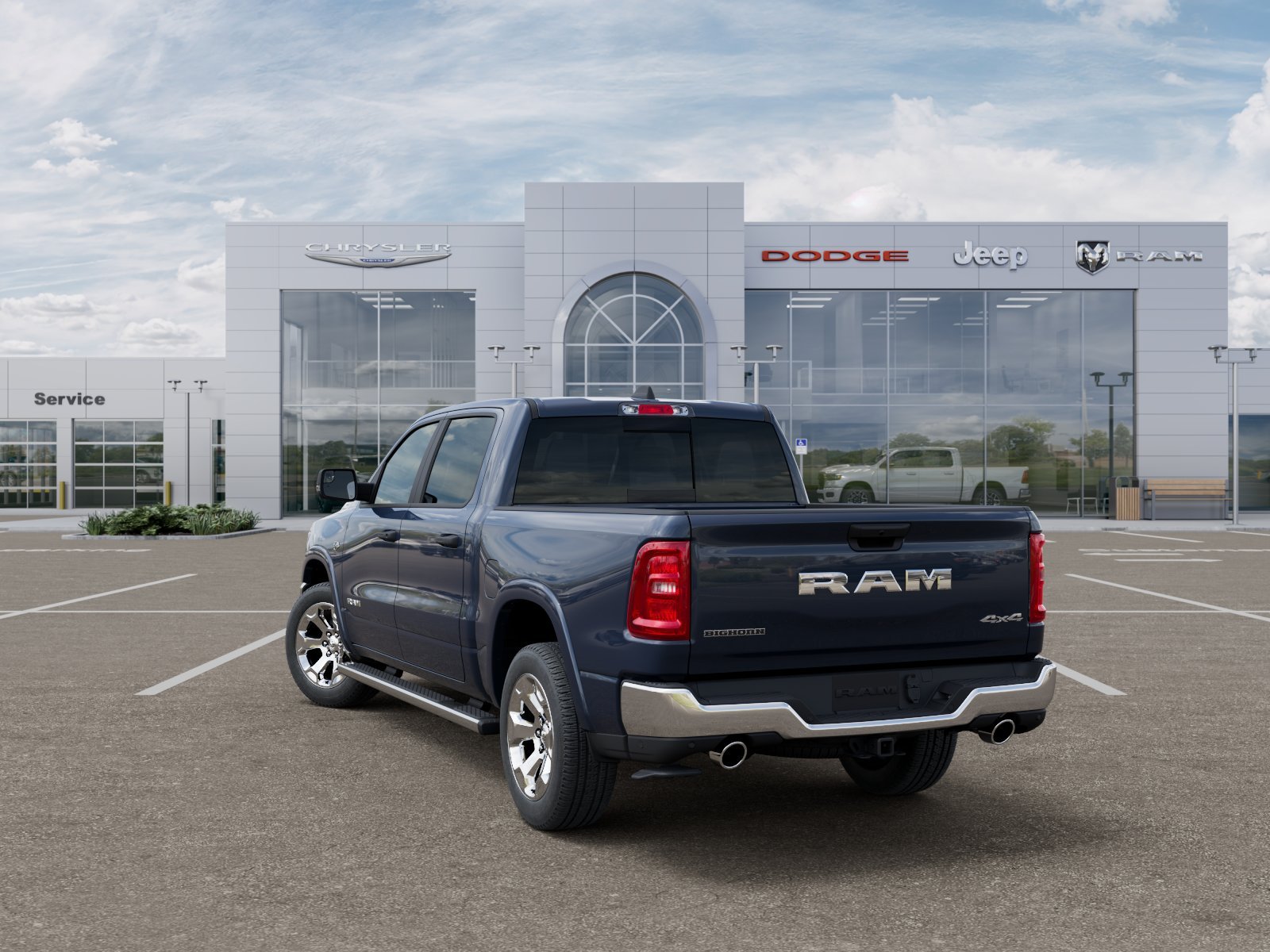 New 2026 Forged Blue Metallic Exterior Paint RAM Big Horn/Lone Star image 33