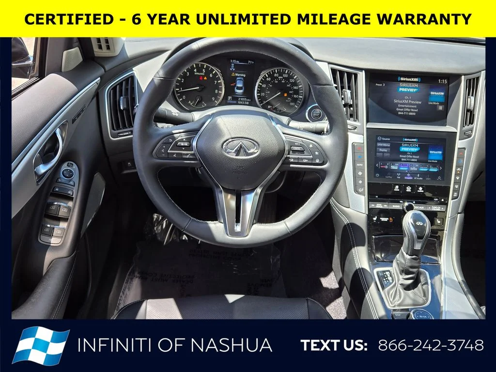Certified Used 2023 Black INFINITI LUXE image 10