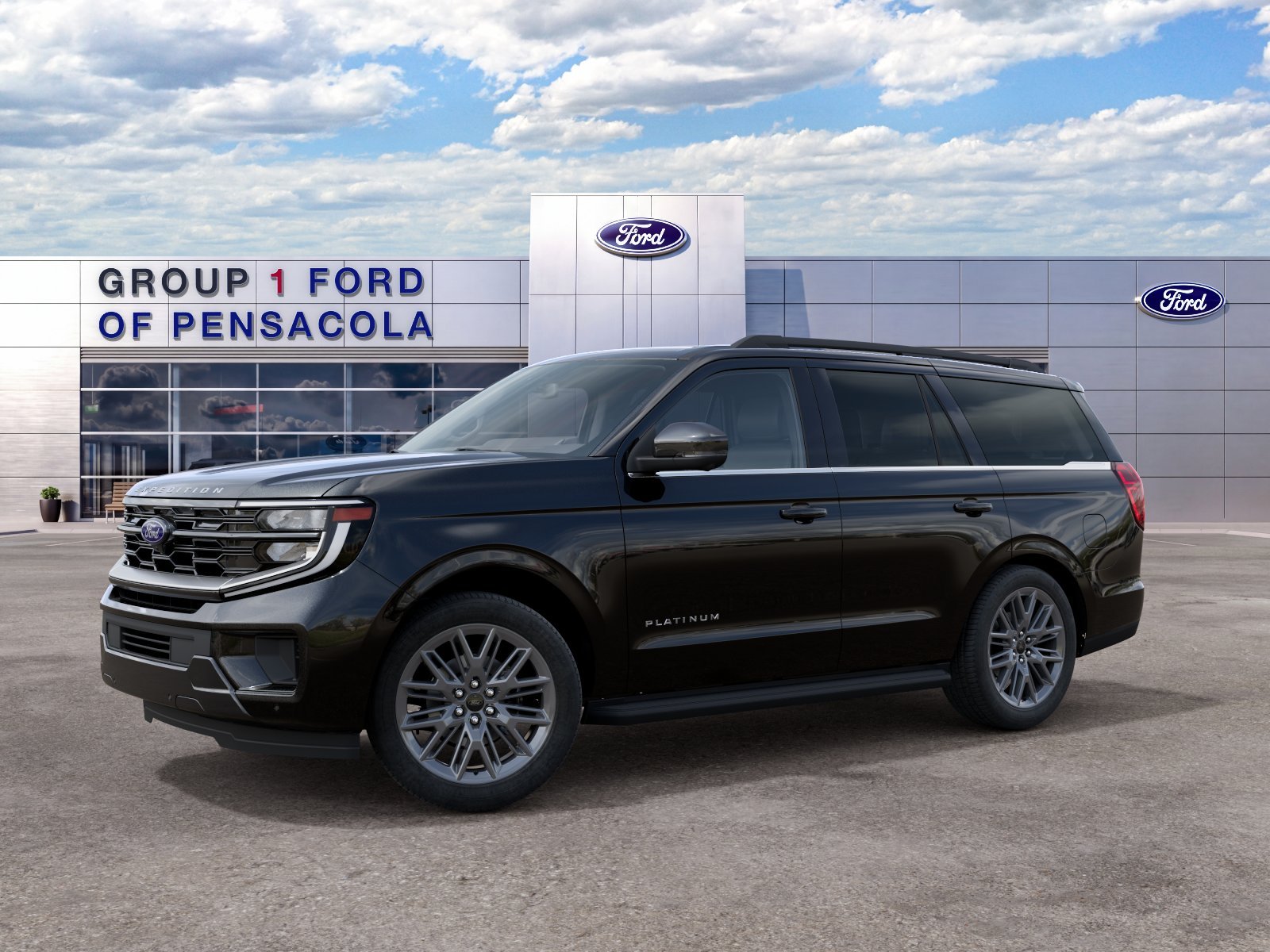 New 2027 Agate Black Metallic Ford Platinum image 1