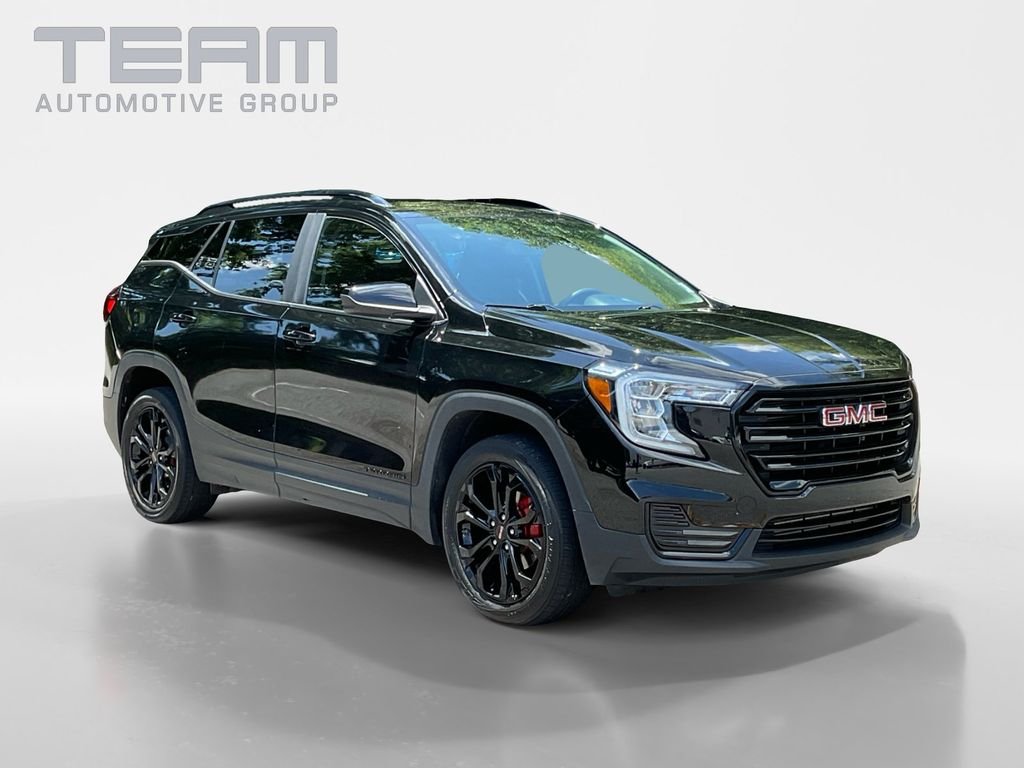 Used 2022 Black GMC SLE image 1