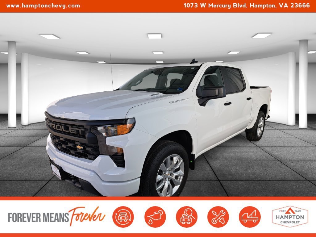 2026 Chevrolet Silverado 1500 CUSTOM Crew Cab Pickup 2026 Chevrolet Silverado 1500 CUSTOM Crew Cab Pickup Slide