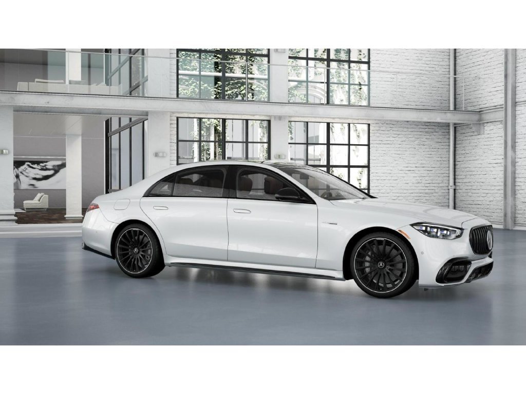 New 2026 MANUFAKTUR Moonlight White Metallic Mercedes-AMG AMG® S 63 E 4MATIC Sedan image 13