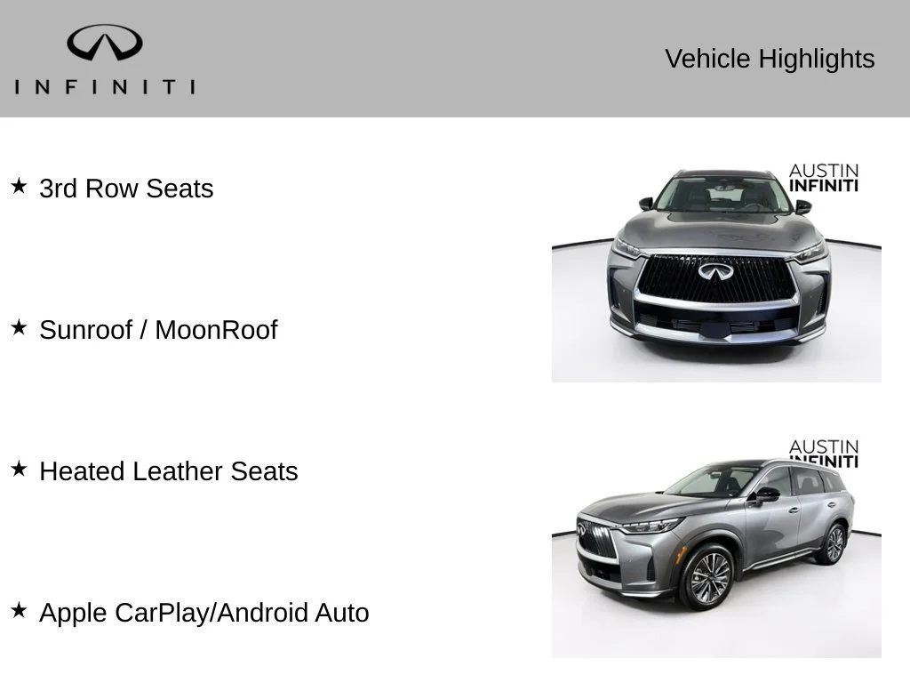 Certified Used 2027 Gray INFINITI LUXE image 3