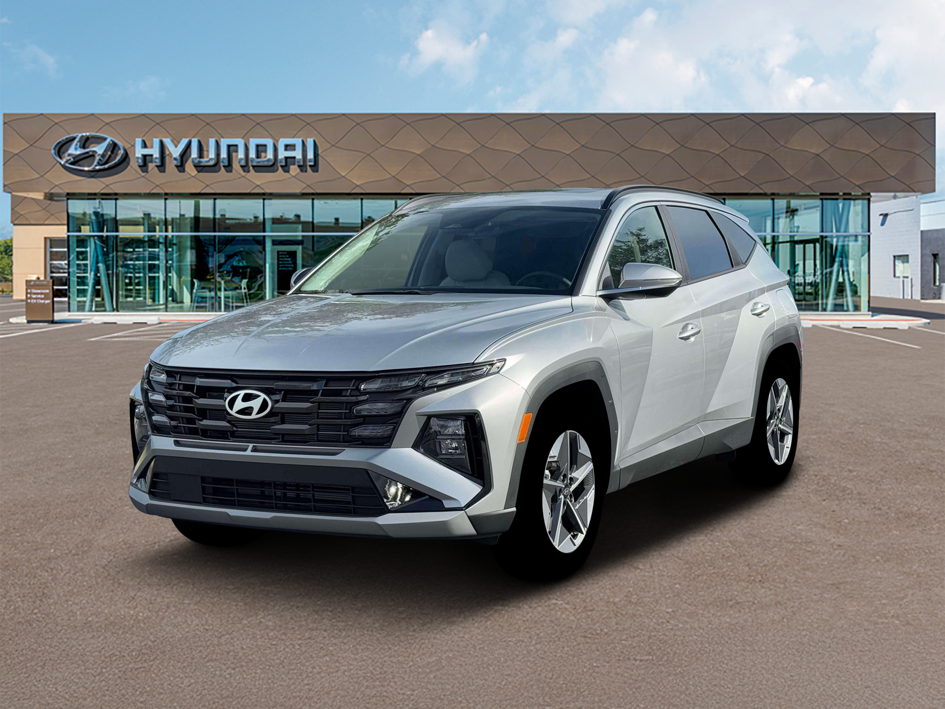 New 2026 Shimmering Silver Hyundai SEL Premium FWD image 1
