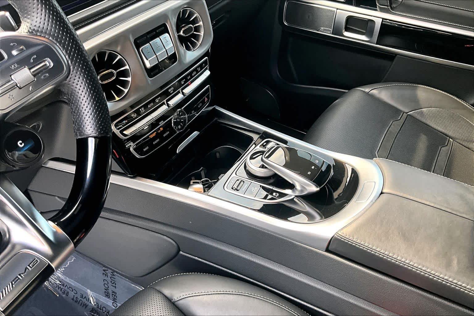 Used 2021 designo Platinum Black Metallic Mercedes-Benz AMG® G 63 image 16