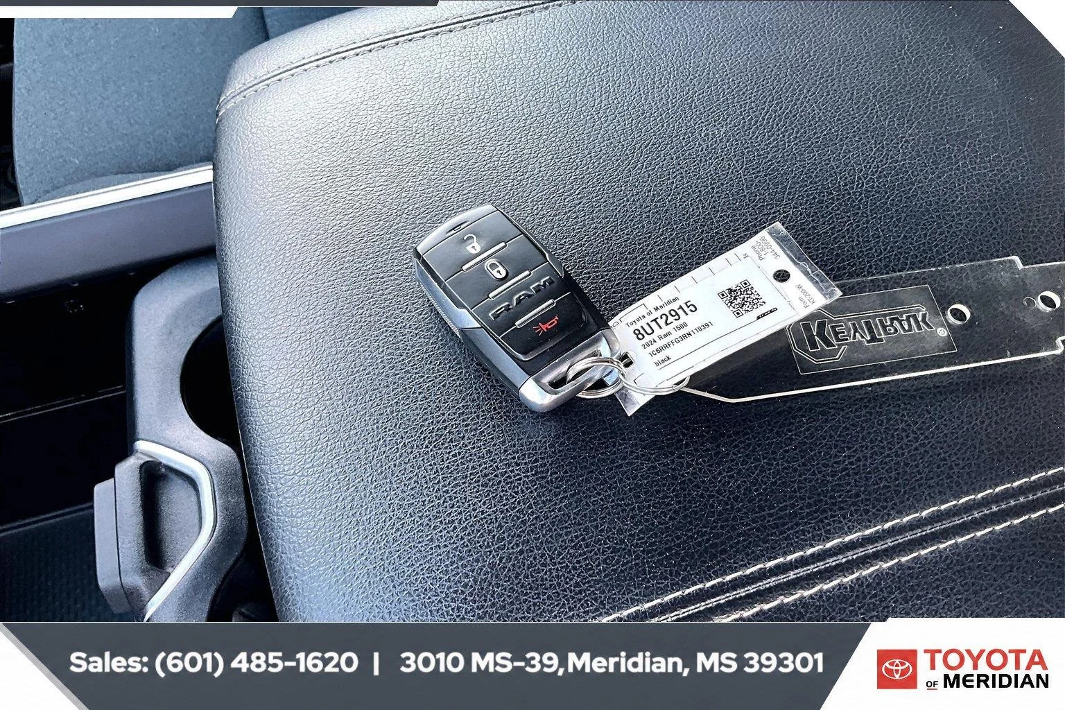 Used 2024 Diamond Black Crystal Pearlcoat Ram Big Horn image 9