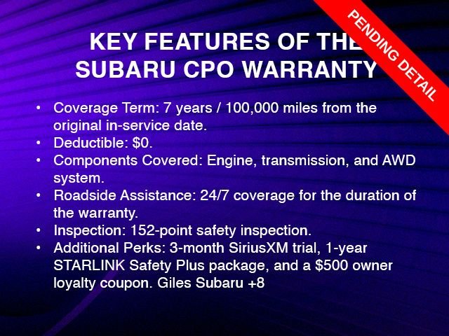 Used 2024 Blue Subaru Base image 2