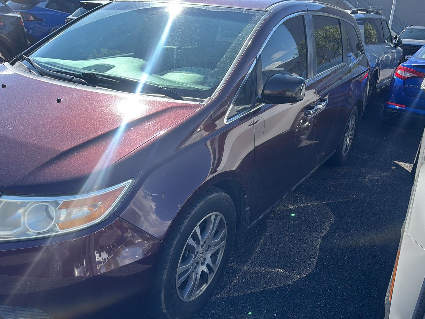 Used 2012 Dark Cherry Pearl II Honda EX-L image 3