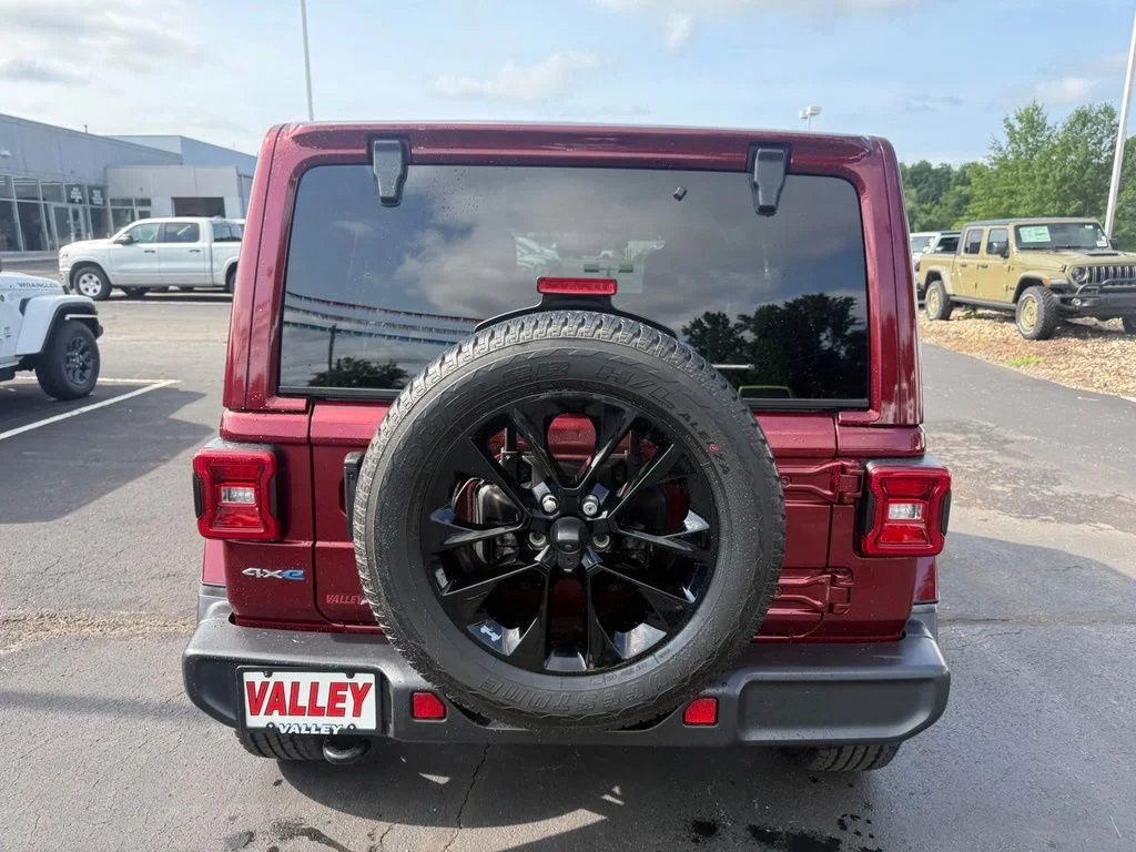 Certified Used 2021 Red Jeep Unlimited Sahara 4xe image 5