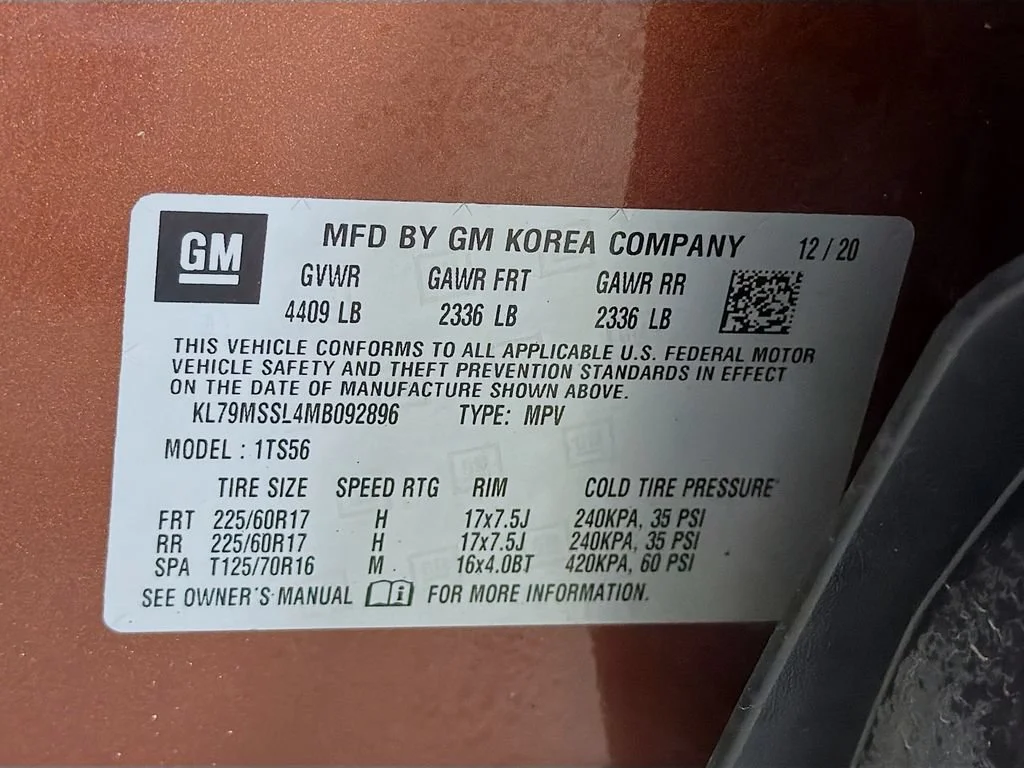 Used 2021 Dark Copper Metallic Chevrolet ACTIV image 27