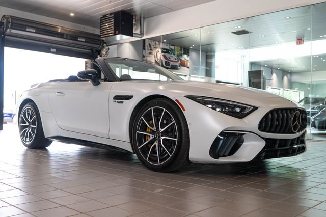 Certified Used 2022 White Mercedes-Benz SL 63 AMG® image 1