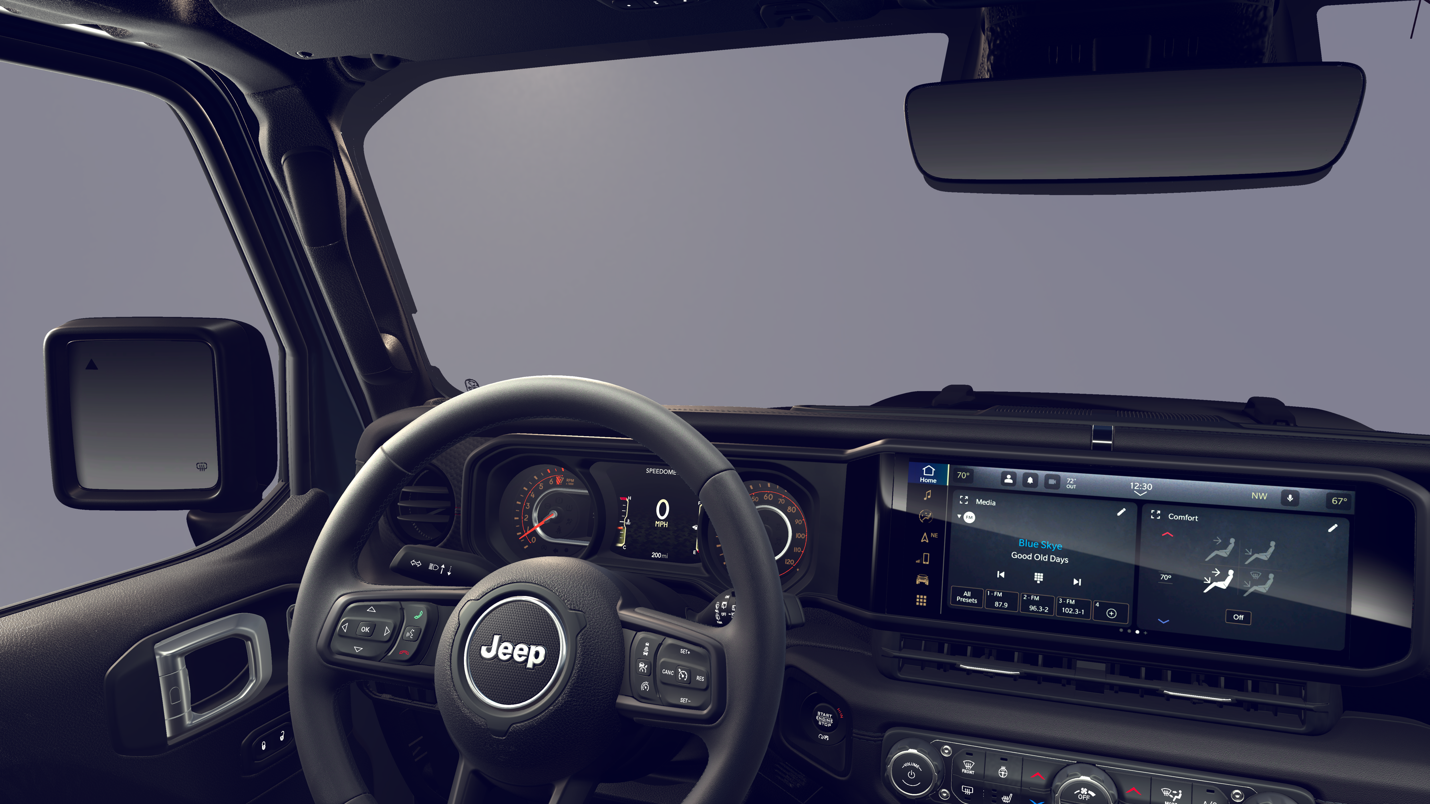 New 2026 Bright White Clear-Coat Exterior Paint Jeep Rubicon image 21