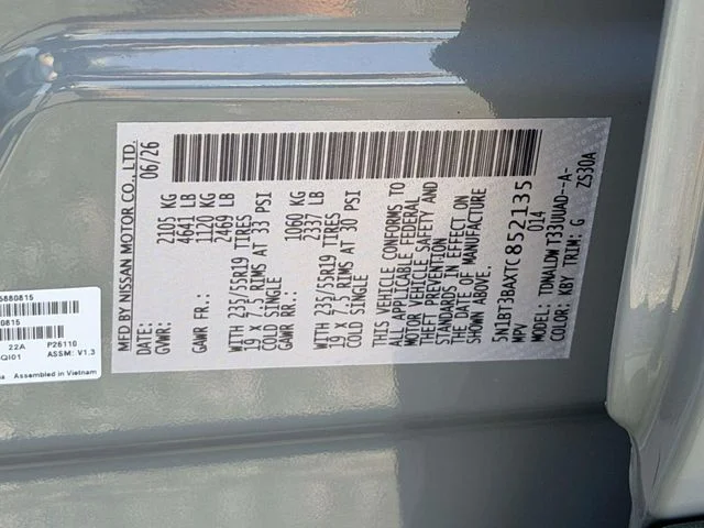 New 2026 Gray Nissan Dark Armor image 25