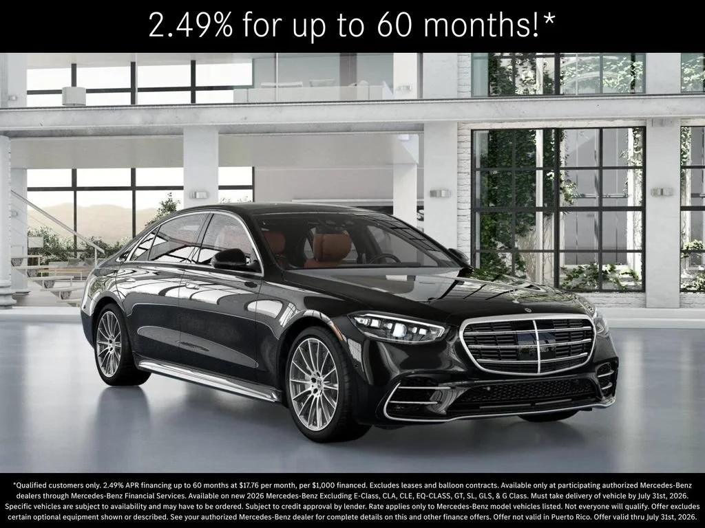 New 2026 Obsidian Black Metallic Mercedes-Benz S 580 image 52