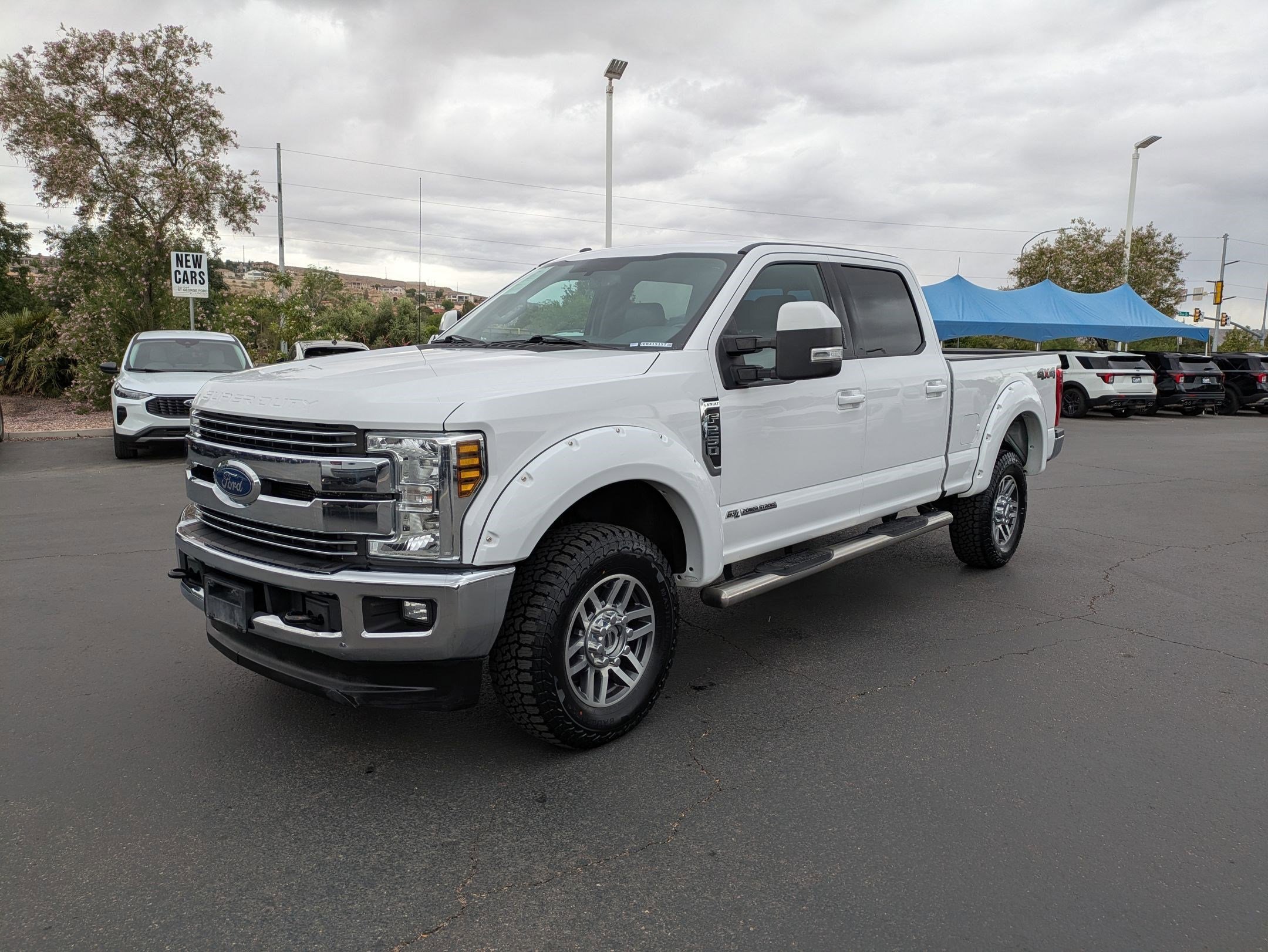 Used 2018 Oxford White Ford LARIAT image 7