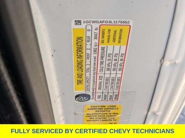 Used 2020 White Chevrolet Work Van image 26