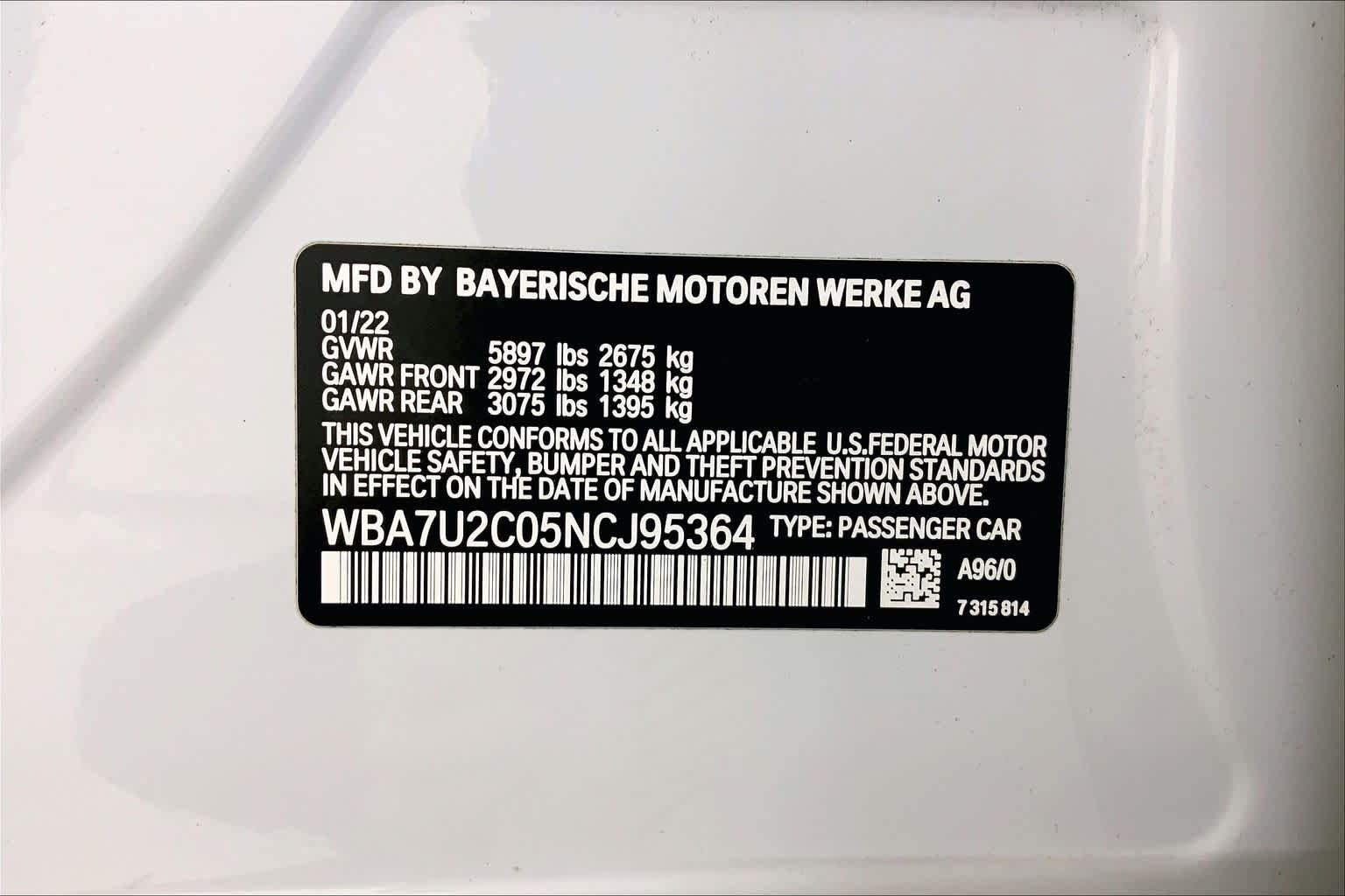 Used 2022 Mineral White Metallic BMW 750i xDrive image 36