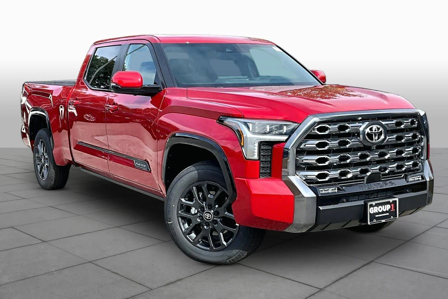 New 2026 Supersonic Red Toyota Platinum image 2