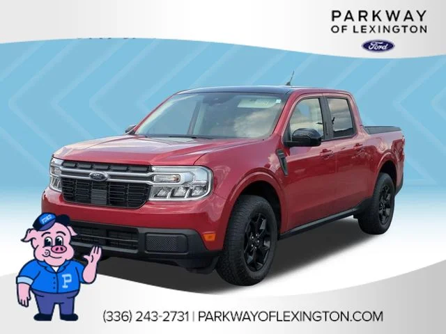 Used 2022 Red Ford Lariat image 1