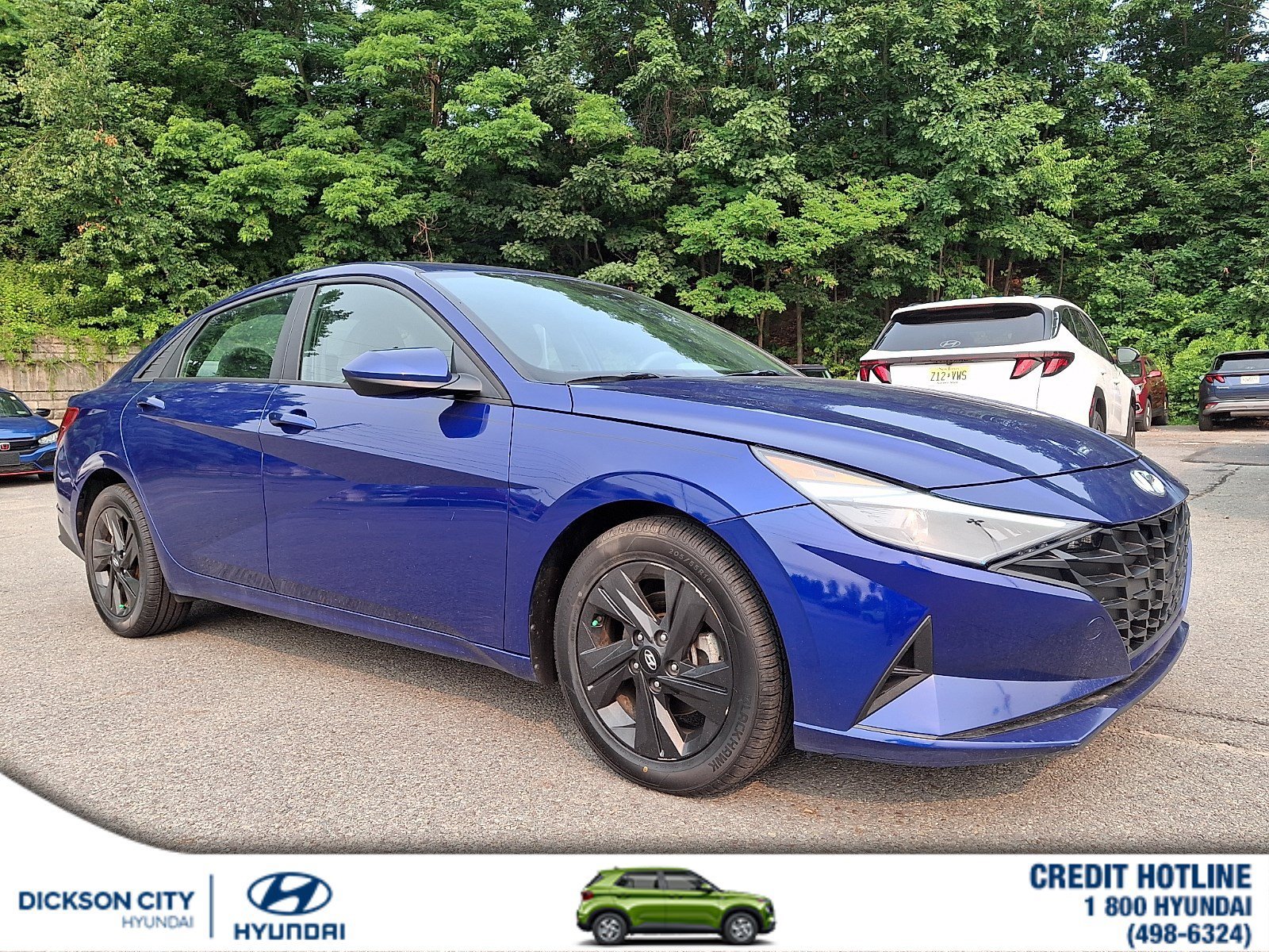 Used 2023 Intense Blue Hyundai SEL image 1