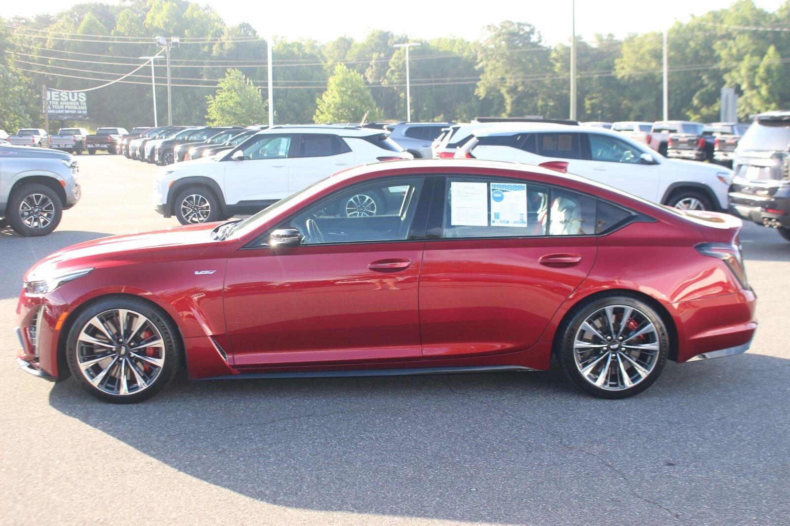 Used 2023 Radiant Red Tintcoat Cadillac V-Series Blackwing image 4