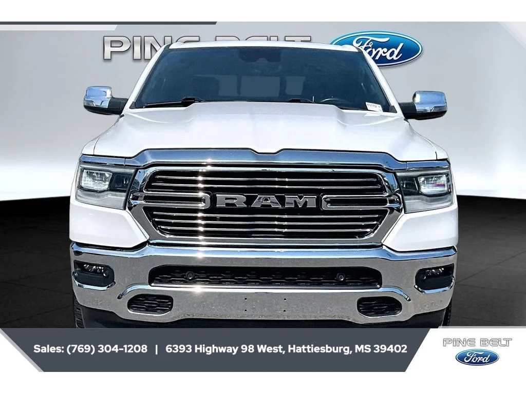 Used 2023 Ivory White Tri-Coat Pearlcoat Ram Laramie image 3