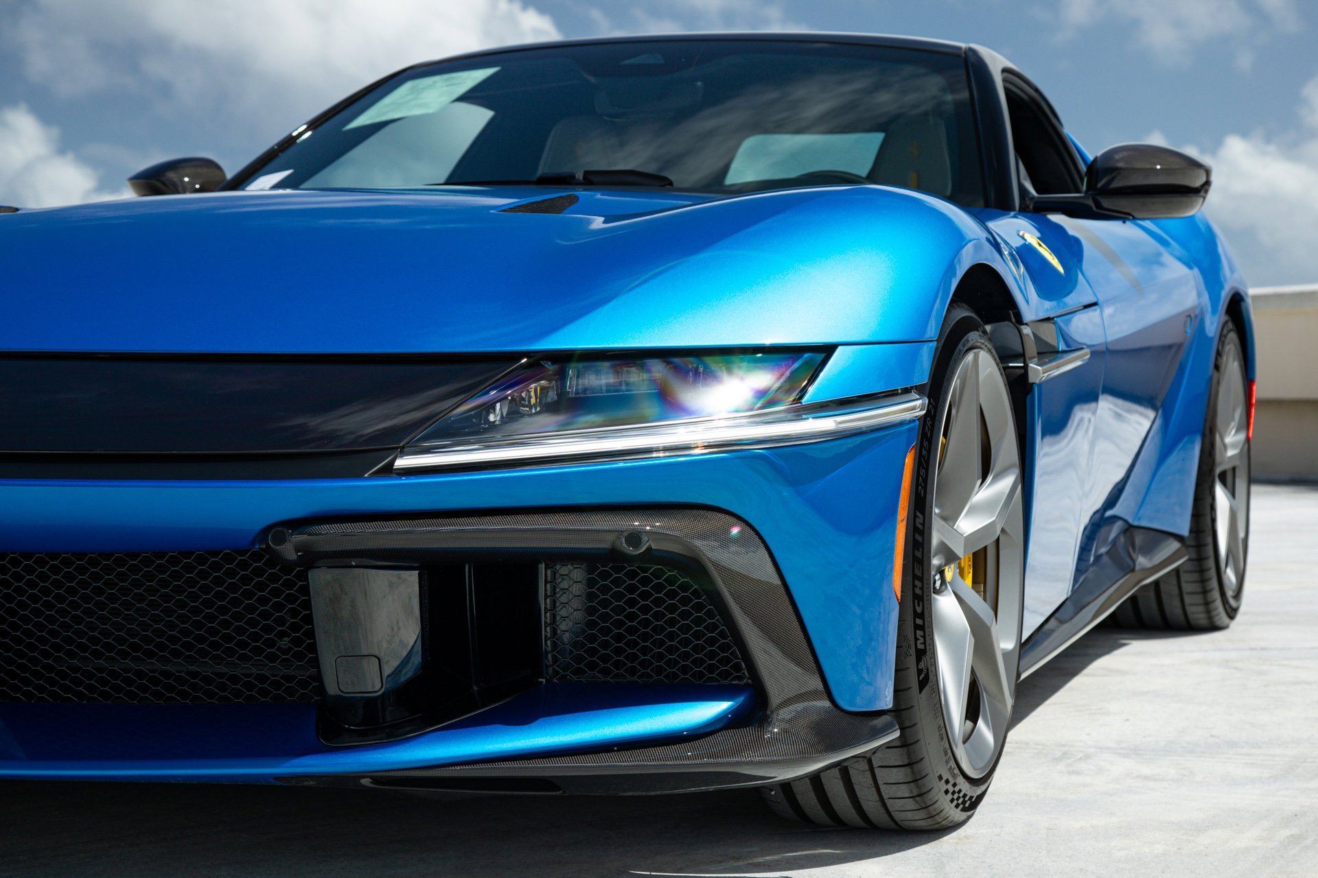 Certified Used 2025 Blue Ferrari  image 8