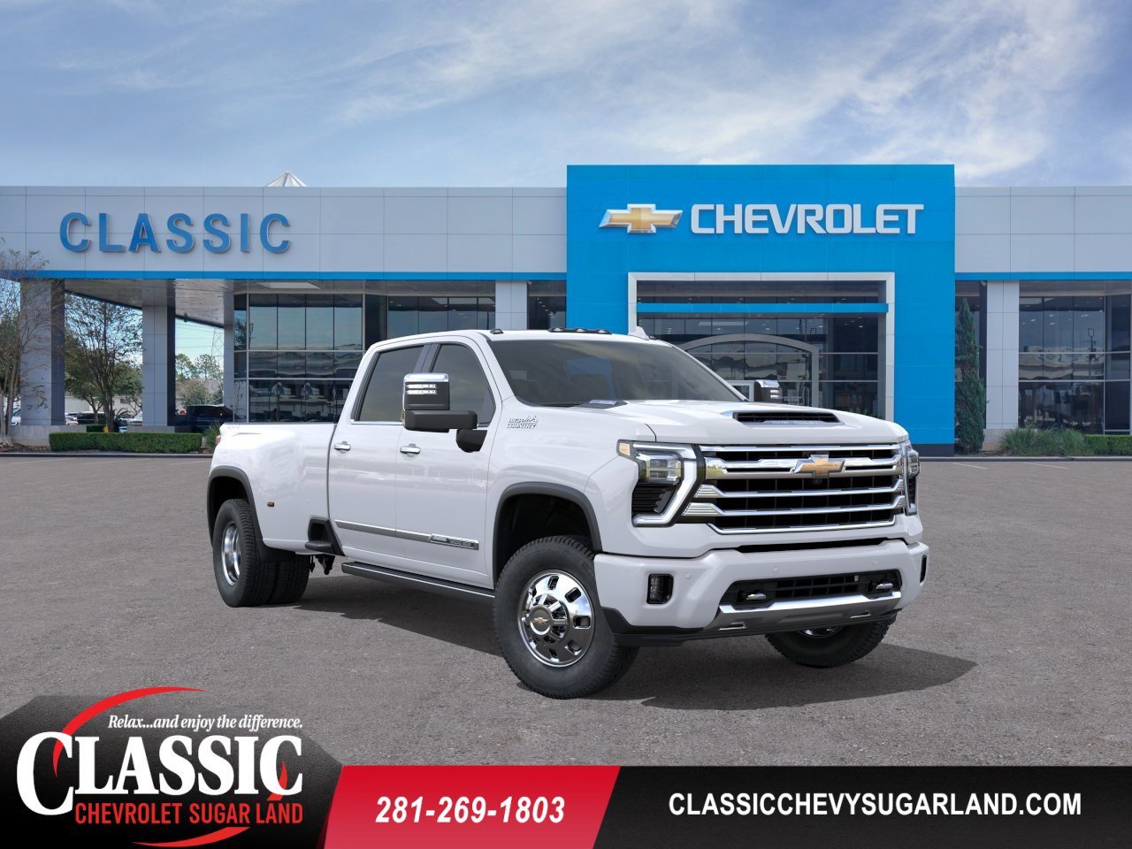 2026 Chevrolet Silverado 3500 HD High Country DRW White at Classic Elite Chevrolet Hwy 6