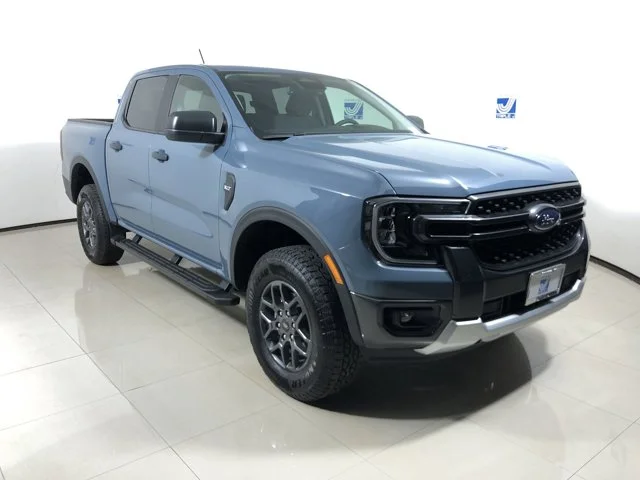 New 2025 AZURE GRAY Ford XLT w/ Sport Appearance Package Super Crew Cab image 2