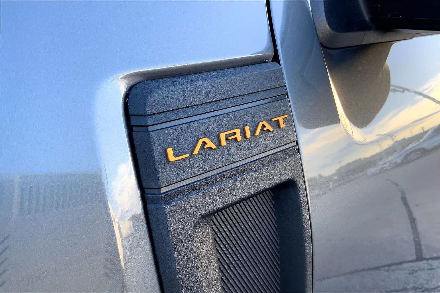 Used 2024 Carbonized Gray Metallic Ford LARIAT Advanced image 10