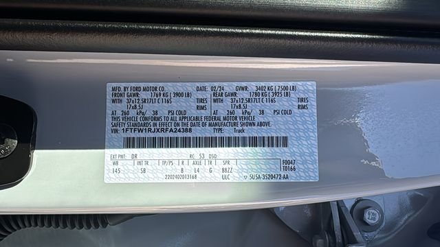 Used 2024 White Ford Raptor image 29