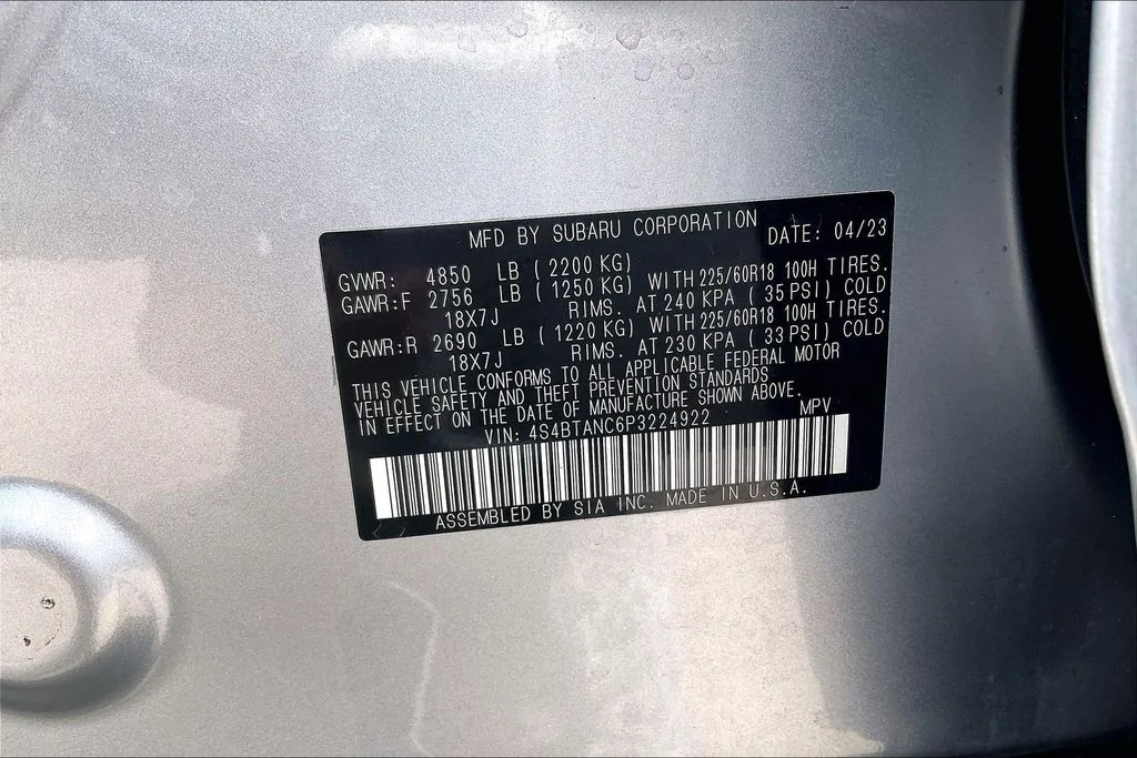 Used 2023 Silver Subaru Limited image 33