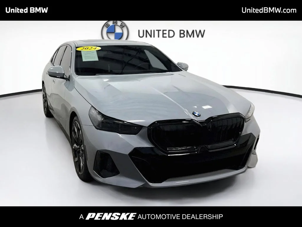 Used 2024 Brooklyn Grey Metallic BMW 540i xDrive image 3