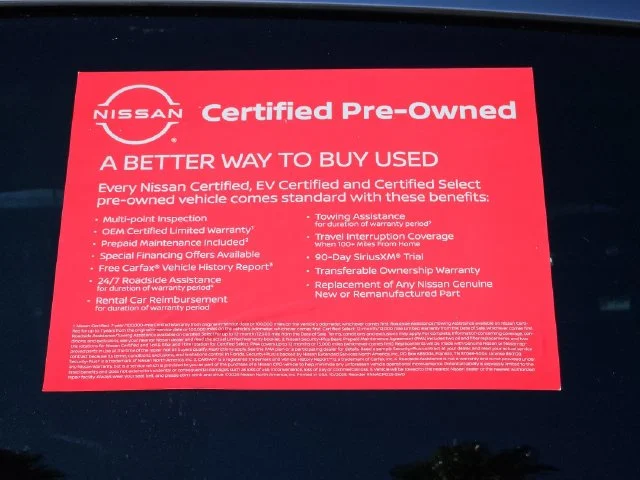 Certified Used 2026 Super Black Nissan SV image 4