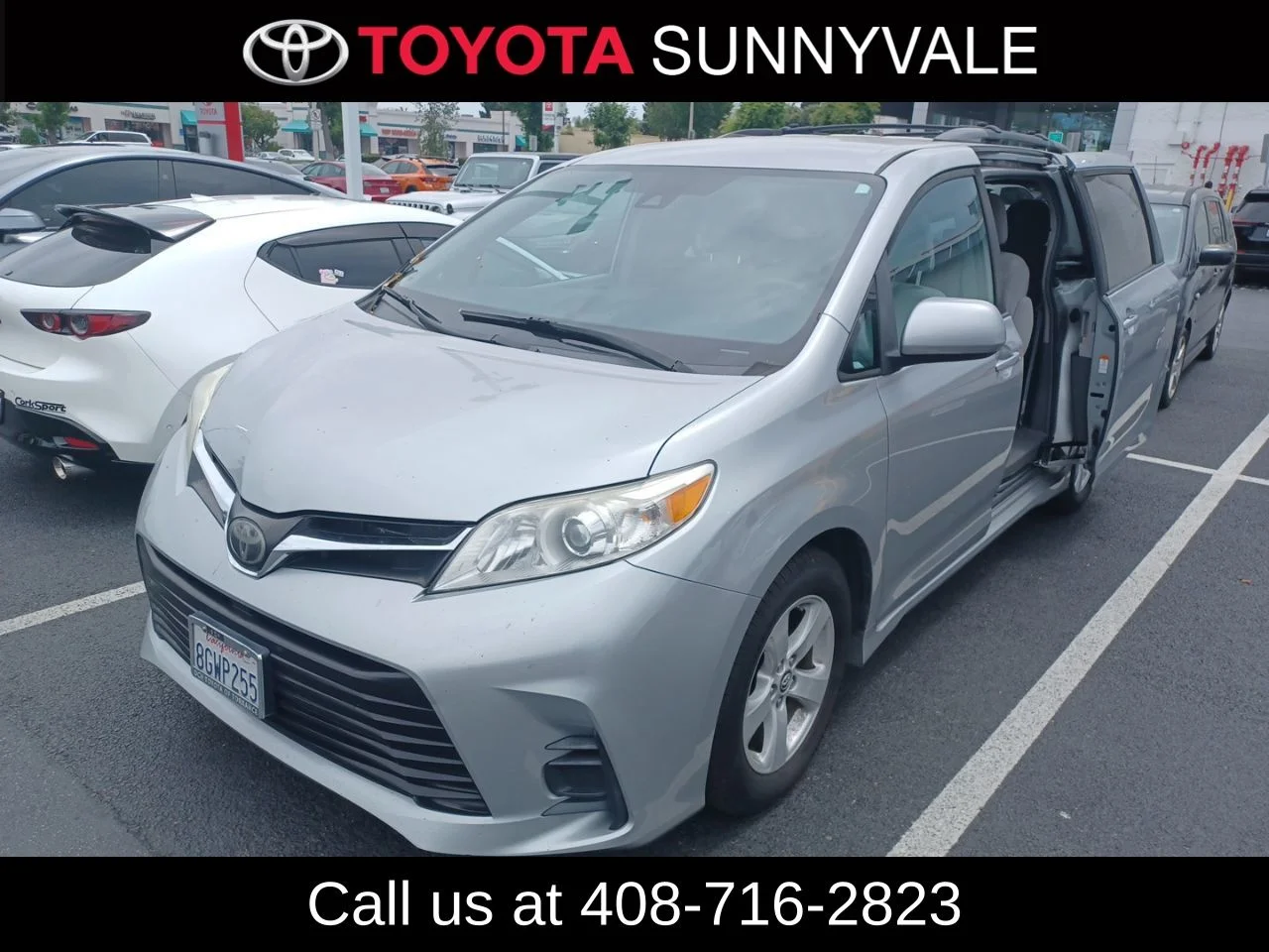 Certified Used 2019 Silver Toyota LE image 1