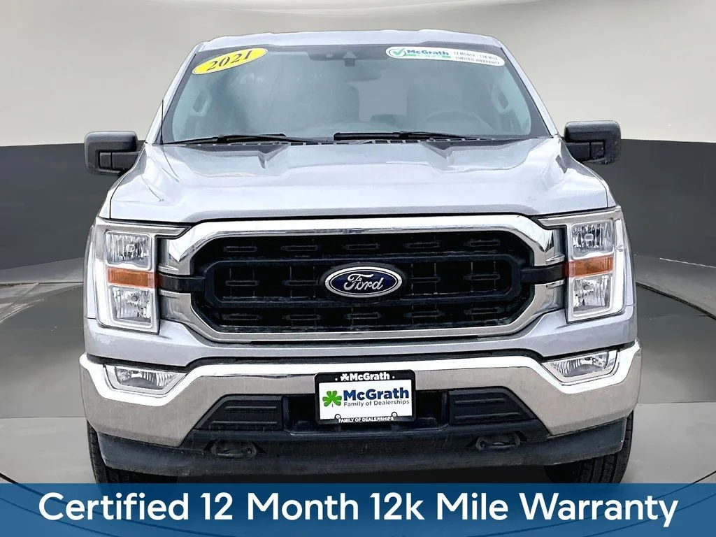 Certified Used 2021 Silver Ford XLT image 2