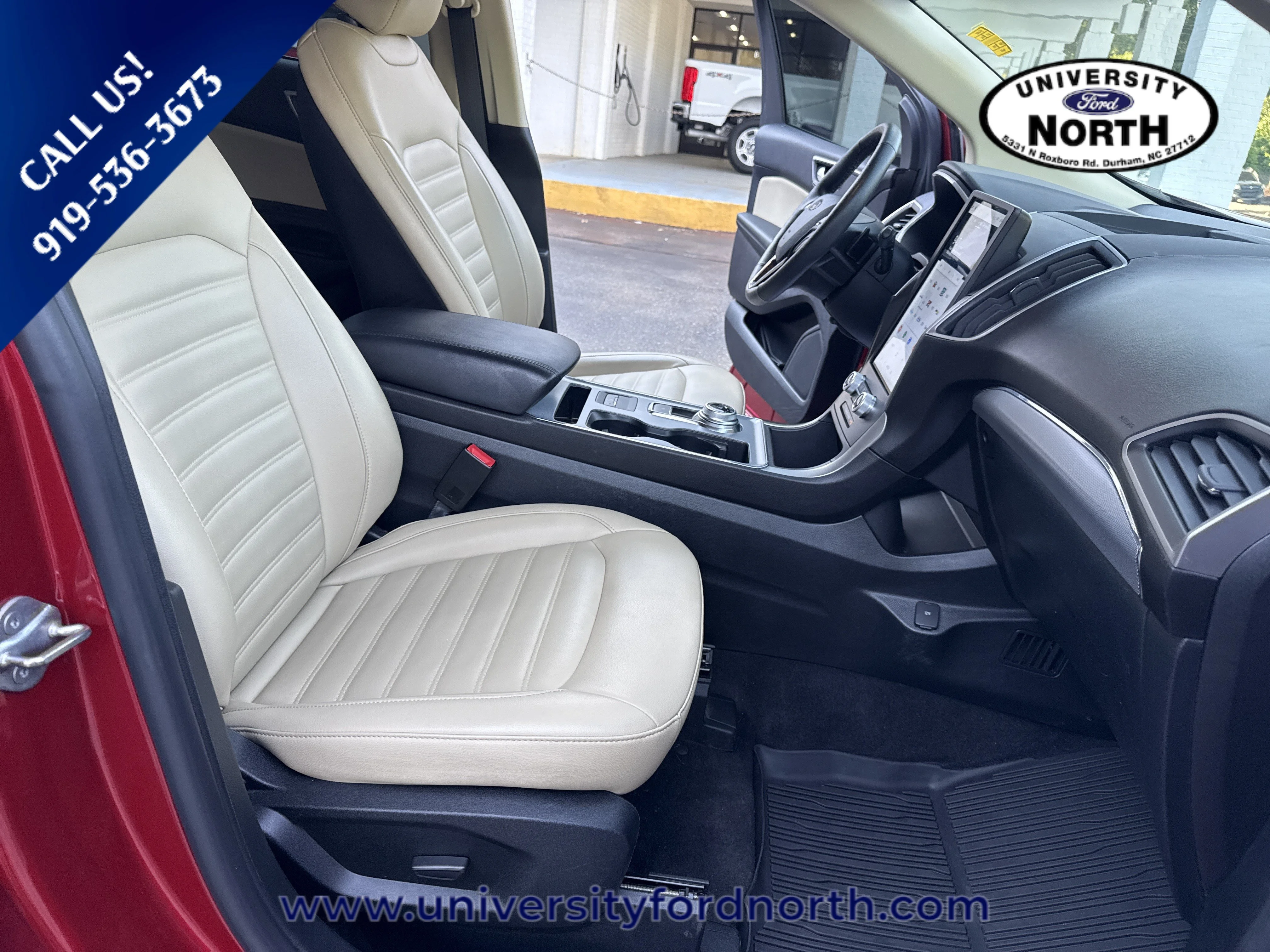 Used 2021 Rapid Red Metallic Tinted Clearcoat Ford SEL image 38