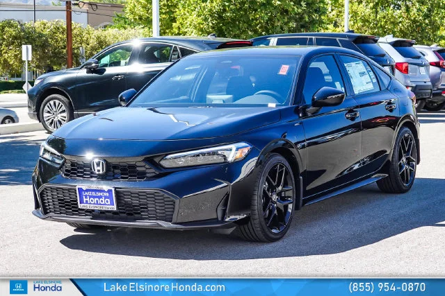 New 2026 Crystal Black Pearl Honda FWD Sport image 3