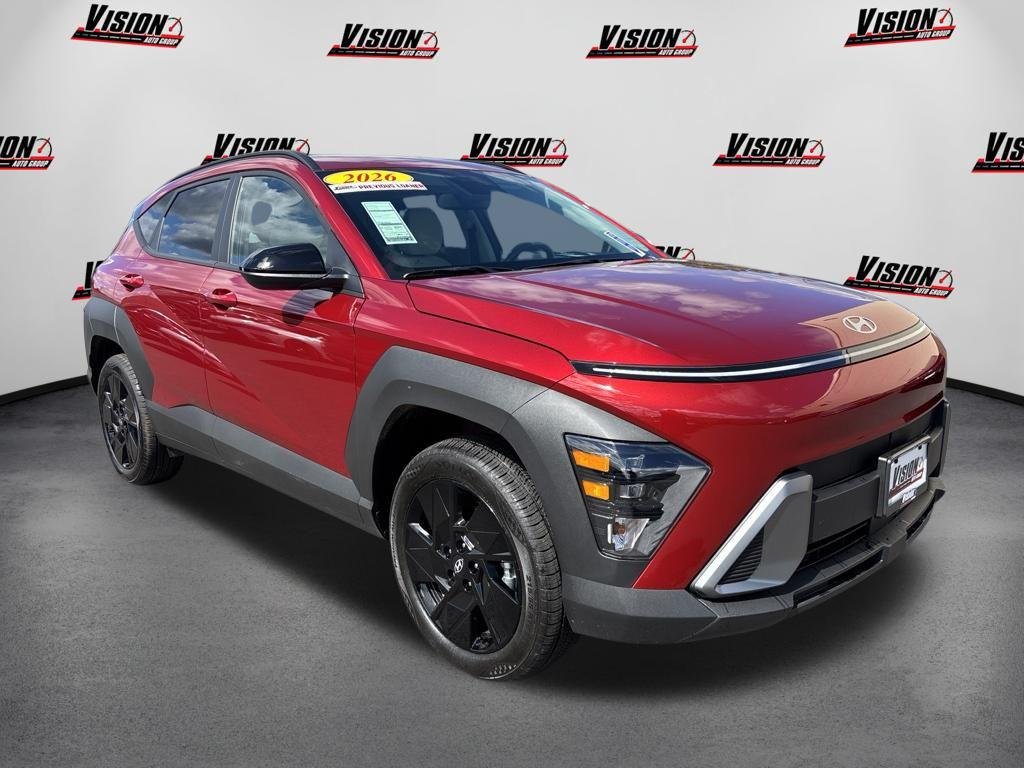 New 2026 Red Hyundai SEL Sport AWD image 3