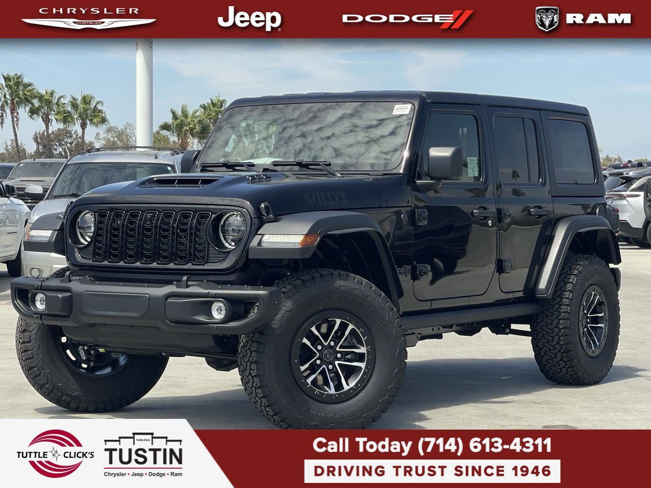 New 2026 Black Clearcoat Jeep Willys 392 image 1
