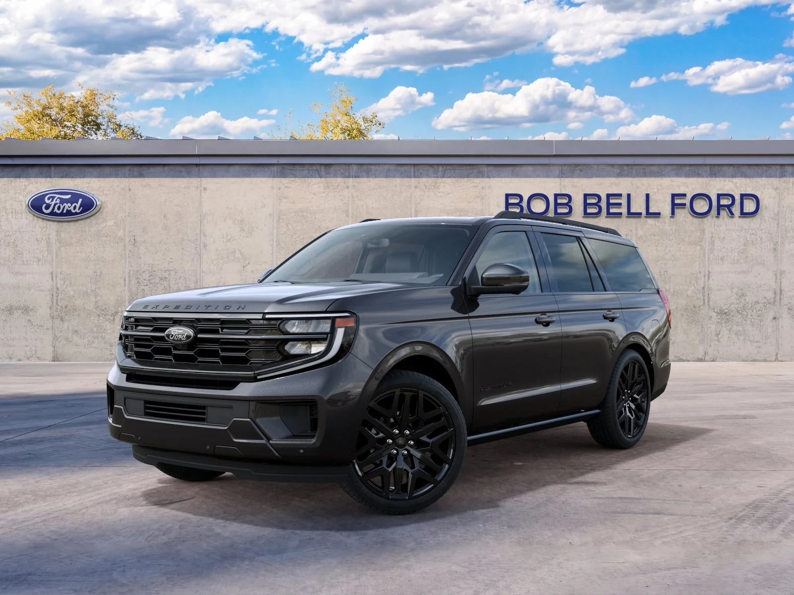 New 2027 Dark Matter Gray Metallic Ford Platinum image 2