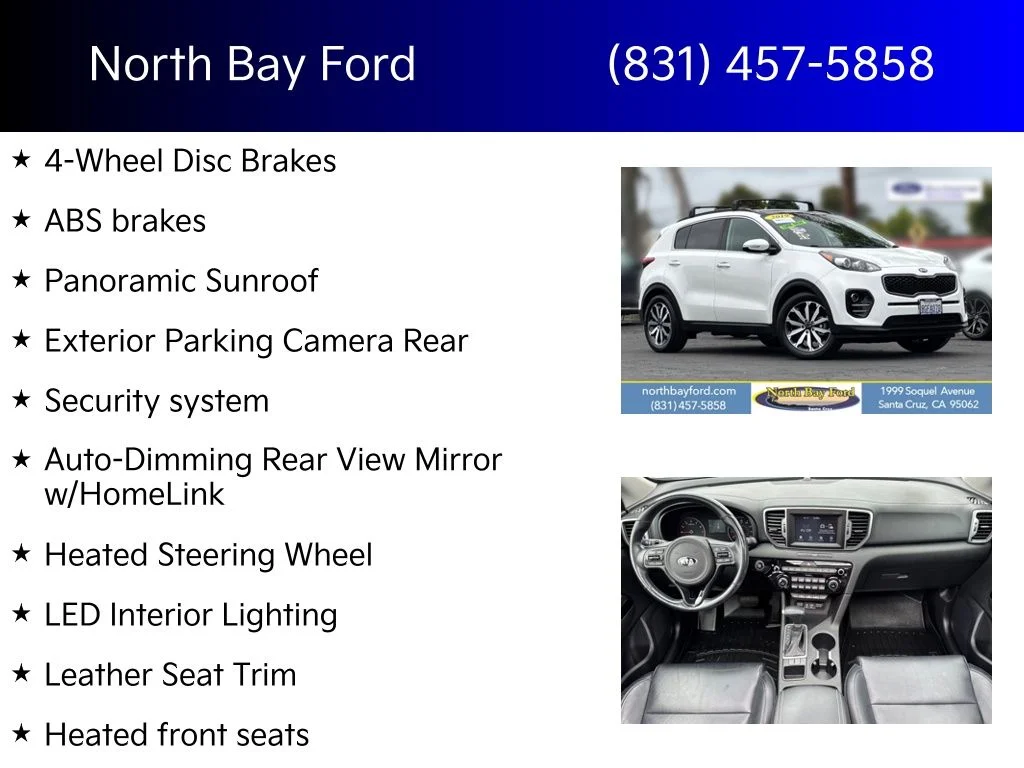 Certified Used 2019 Snow White Pearl Kia EX image 8