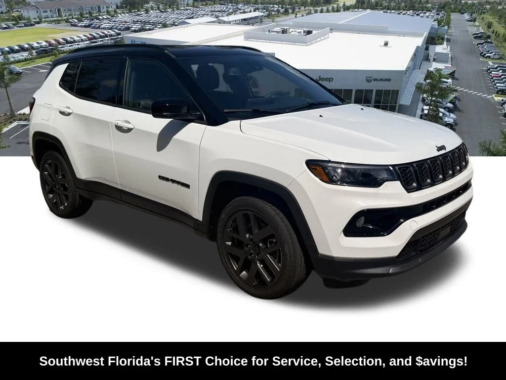 New 2026 Bright White Clear-Coat Exterior Paint Jeep Limited Altitude image 2