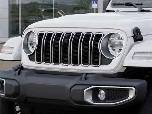 New 2026 Bright White Clear-Coat Exterior Paint Jeep Sahara image 12