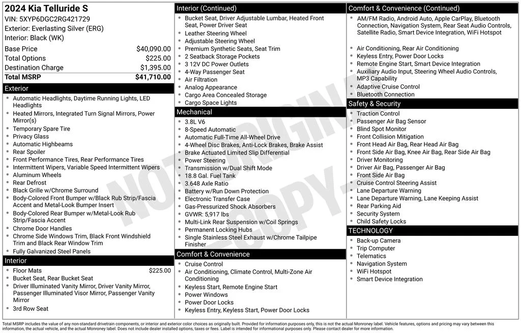 Used 2024 Silver Kia S image 2